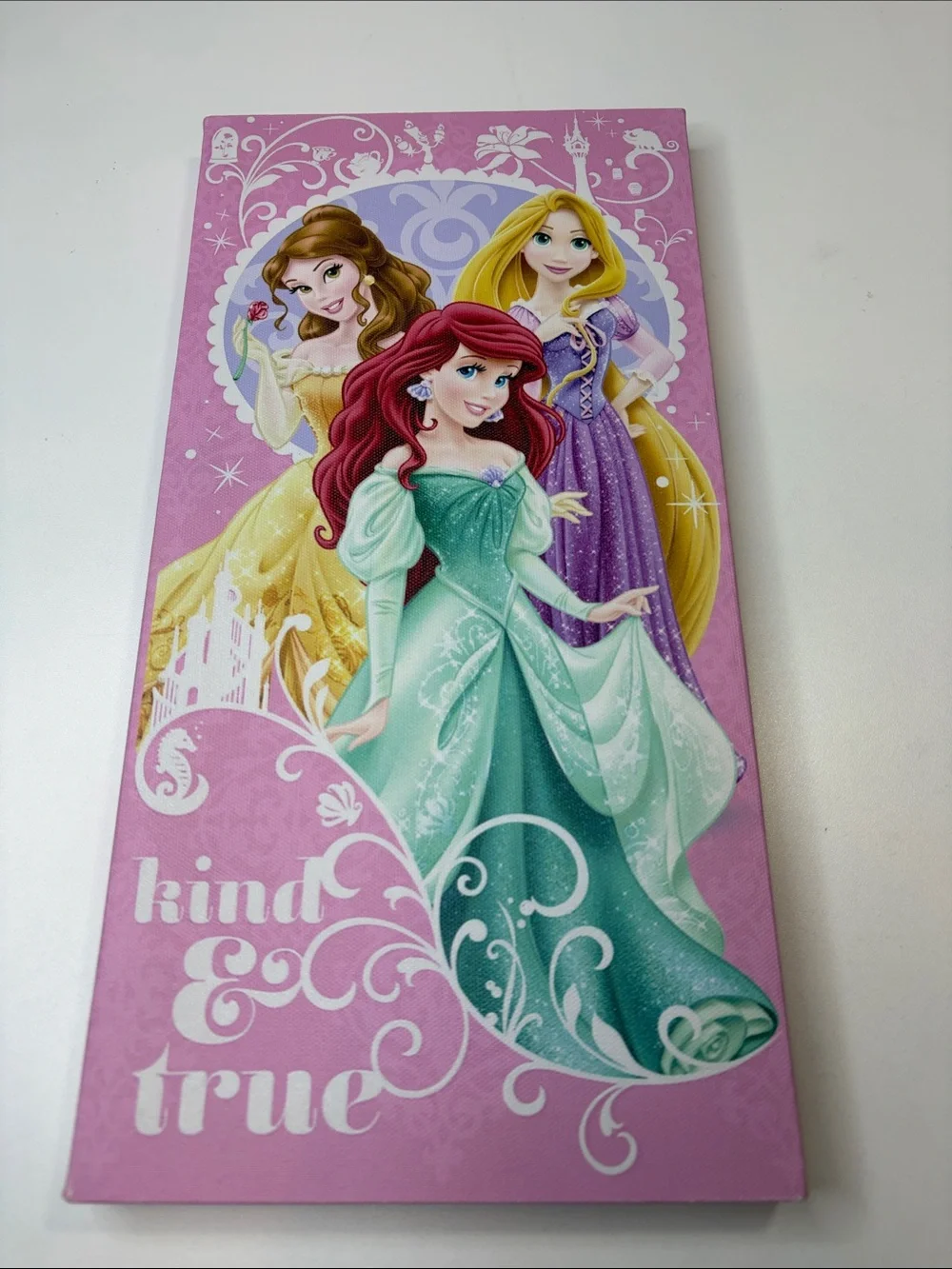 Disney Princess Belle Ariel Rapunzel Wall Canvas – Kind & True